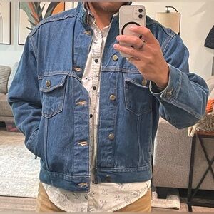 Vintage 90s Malboro Denim Jacket Size Blue Size Small